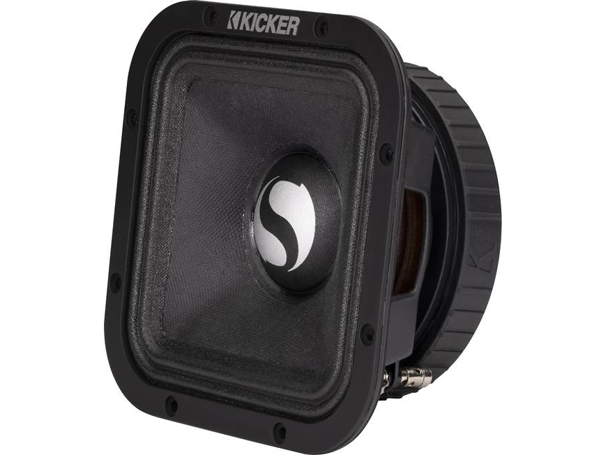 Kicker 49ST7MR8 ST-Series 7" midrange speakers (8-ohm) — designed for SPL-level competition