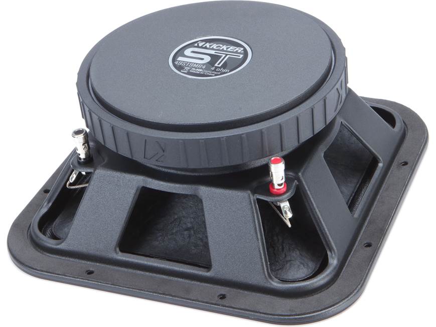 Kicker 49ST9MR4 ST-Series 9" midrange speakers (4-ohm) — designed for SPL-level competition