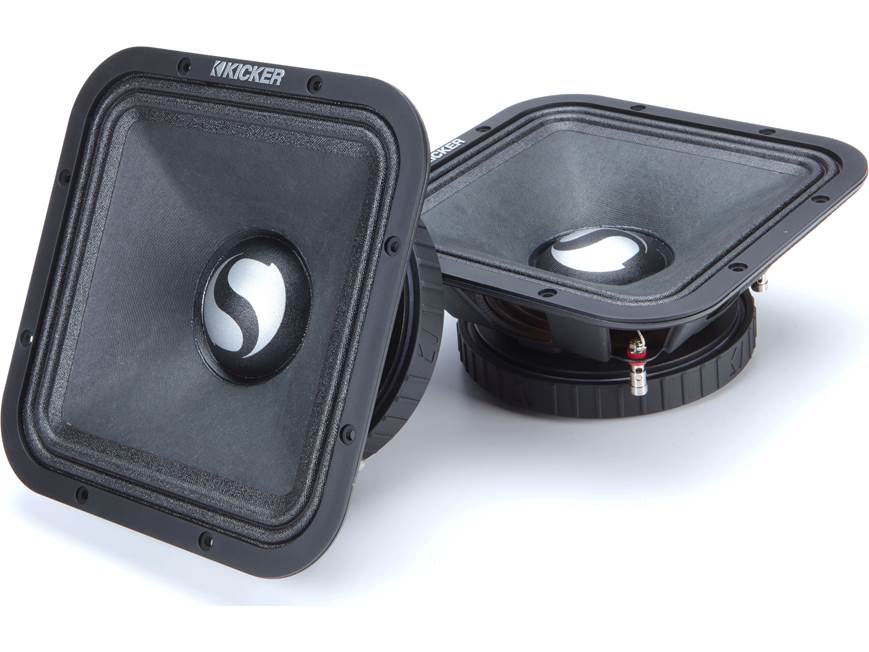 Kicker 49ST9MR4 ST-Series 9" midrange speakers (4-ohm) — designed for SPL-level competition