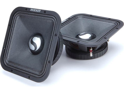 Kicker 49ST9MR4 ST-Series 9" midrange speakers (4-ohm) — designed for SPL-level competition
