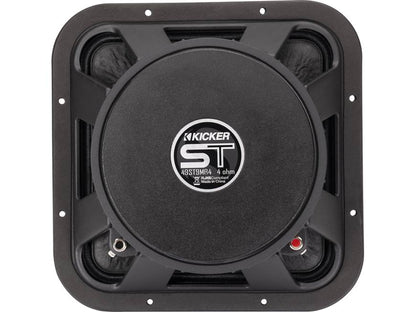 Kicker 49ST9MR4 ST-Series 9" midrange speakers (4-ohm) — designed for SPL-level competition