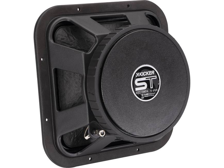 Kicker 49ST9MR4 ST-Series 9" midrange speakers (4-ohm) — designed for SPL-level competition