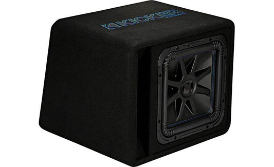 Kicker 44VL7S122 Ported enclosure with one Solo-Baric L7S Series 2-ohm 12" subwoofer