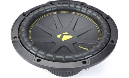 Kicker 50CWCD104 CompC™ 10" subwoofer with dual 4-ohm voice coils