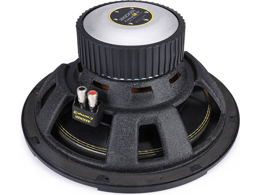 Kicker 50CWCD124 CompC™ 12" subwoofer with dual 4-ohm voice coils