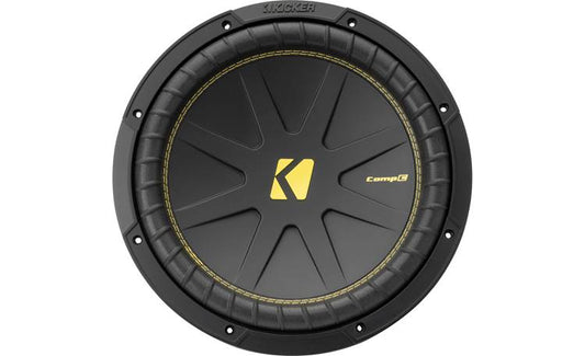 Kicker 50CWCD124 CompC™ 12" subwoofer with dual 4-ohm voice coils