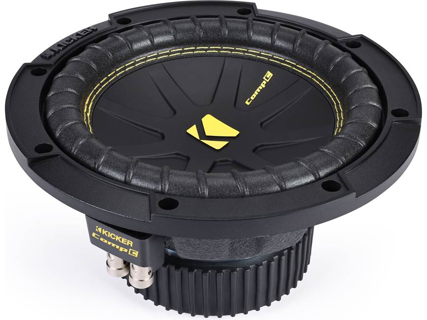 Kicker 50CWCD84 CompC™ 8" subwoofer with dual 4-ohm voice coils