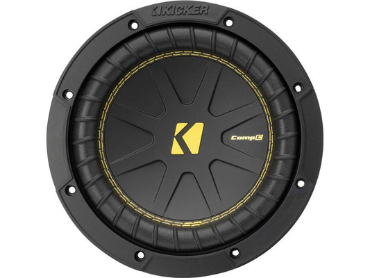 Kicker 50CWCD84 CompC™ 8" subwoofer with dual 4-ohm voice coils