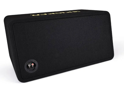 Kicker 50DCWC102 2-ohm ported enclosure with two 10" CompC subwoofers