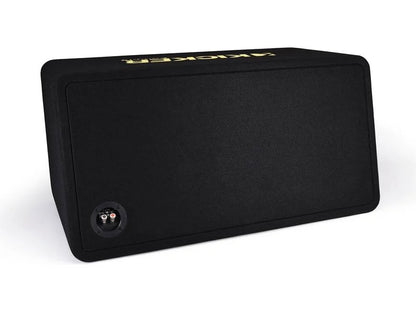 Kicker CompC 50DCWC122 2-ohm ported enclosure with two 12" CompC™ subwoofers