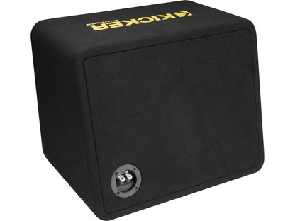 Kicker CompC 50VCWC122 2-ohm ported enclosure with one 12" CompC™ subwoofer