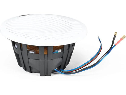 Kicker 51KM614FL 6-1/2" marine 2-way speakers with RGB LEDs and 2 sets of grilles