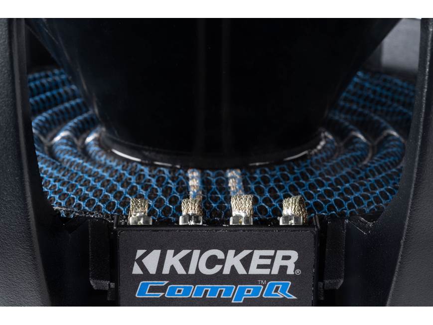 Kicker 51CWQ154 CompQ Series 15" subwoofer with dual 4-ohm voice coils