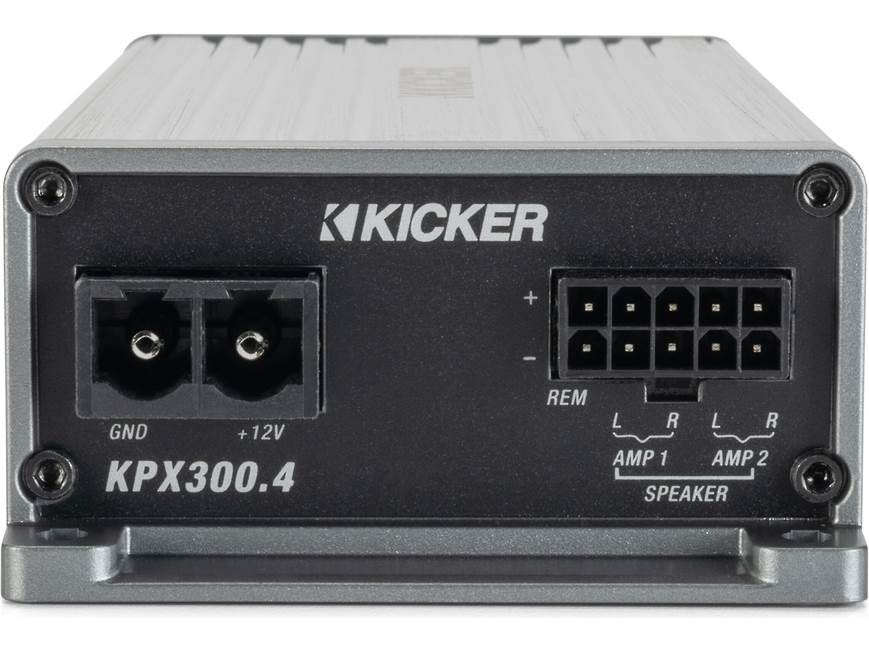 Kicker 51KPX300.4 Compact all-weather 4-channel amplifier — 45 watts RMS x 4