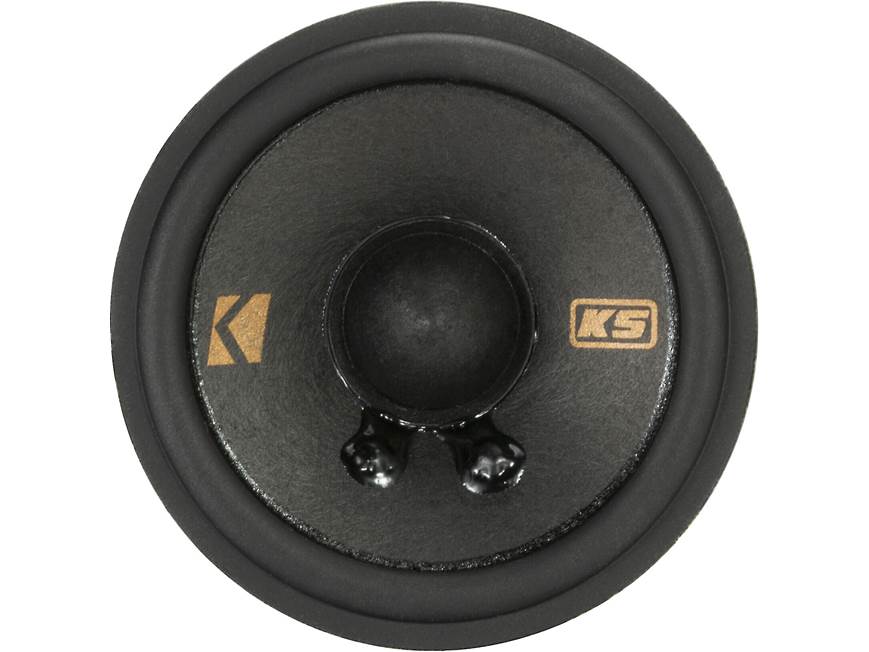 Kicker 51KSC2704C 2-3/4" component mid-tweeter with custom-fit speaker bracket — fits select GM, Chrysler, Subaru, Toyota, and Jeep (single speaker)
