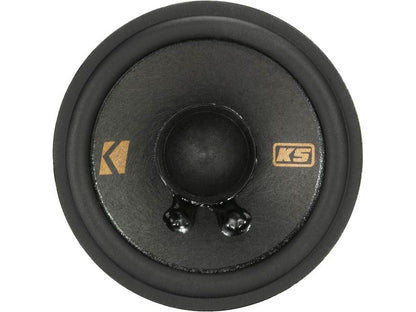 Kicker 51KSC2704C 2-3/4" component mid-tweeter with custom-fit speaker bracket — fits select GM, Chrysler, Subaru, Toyota, and Jeep (single speaker)