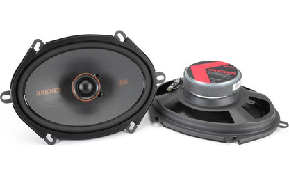 Kicker 51KSC6804 KS Series 6"x8" 2-way car speakers