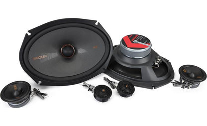 Kicker KSS369 KS Series 6" x9" 3-way component speaker system