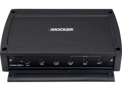 Kicker 51KXMA1500.1 Mono marine subwoofer amplifier — 1500 watts RMS x 1 at 1 ohm