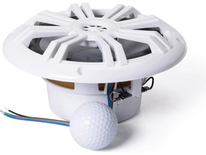 Kicker 51KM604WL 6-1/2" 2-way marine speakers with RGB LED lighting