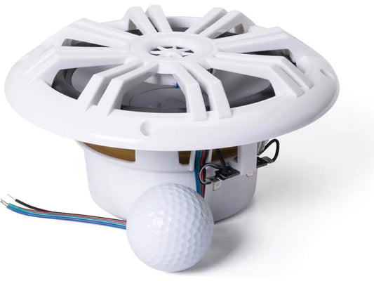 Kicker 51KM604WL 6-1/2" 2-way marine speakers with RGB LED lighting