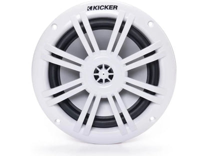 Kicker 51KM604WL 6-1/2" 2-way marine speakers with RGB LED lighting