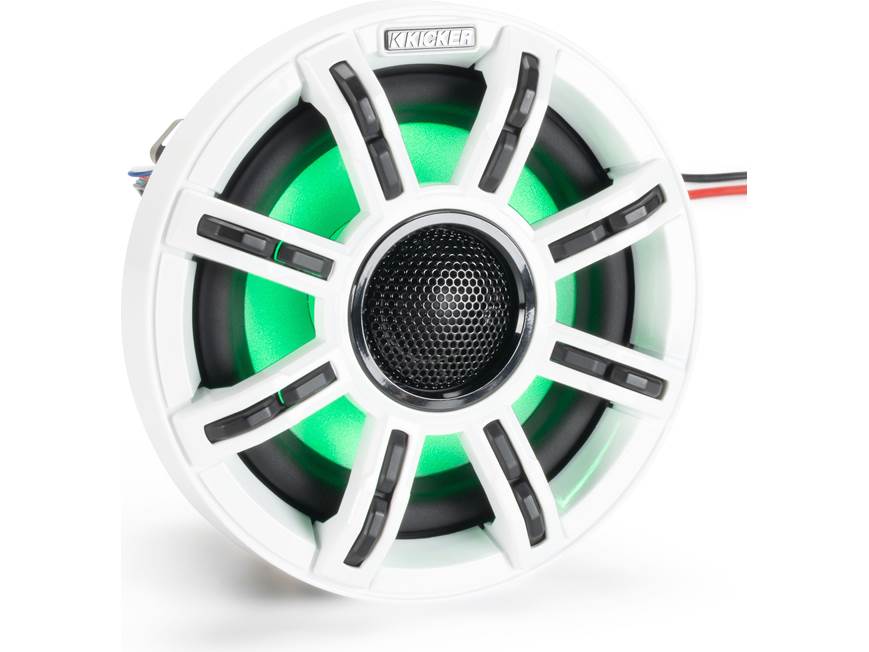 Kicker 51MSC65 6-1/2" 2-way marine speakers with RGBW LED lighting