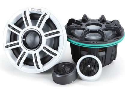 Kicker 51MSS65 6.5" marine component speakers with RGBW LED lighting