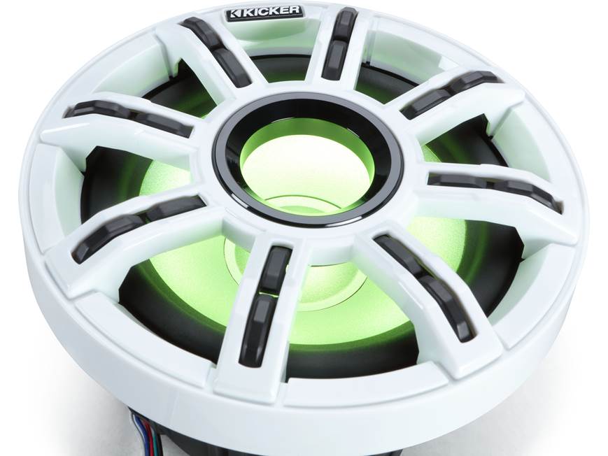 Kicker 51MSS65 6.5" marine component speakers with RGBW LED lighting