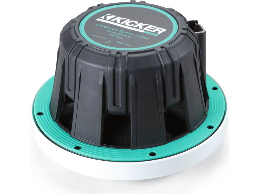Kicker 51MSS8 8" marine component speakers with RGBW LED lighting