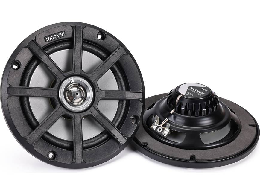 Kicker 51PSC654 6-1/2" 2-way speakers (4-ohm) for use in motorcycles, boats, and off-road vehicles