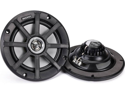 Kicker 51PSC654 6-1/2" 2-way speakers (4-ohm) for use in motorcycles, boats, and off-road vehicles