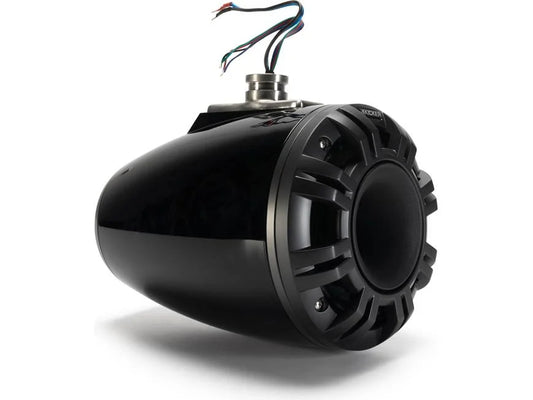 Kicker 51KMTCXL65W 6.5" marine wakeboard tower speakers with RGB lighting (Black)