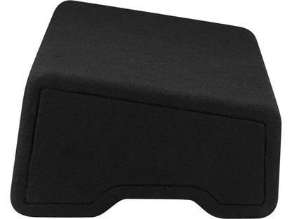 Kicker 52CVTDF102 Sealed downward-firing enclosure with 10" 2-ohm shallow-mount subwoofer