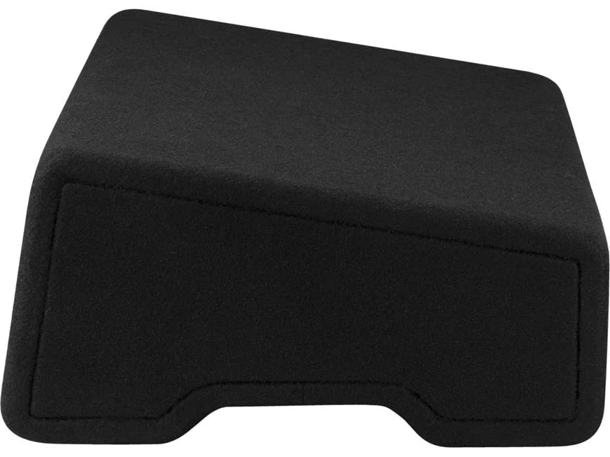 Kicker 52CVTDF122 Sealed downward-firing enclosure with 12" 2-ohm shallow-mount subwoofer