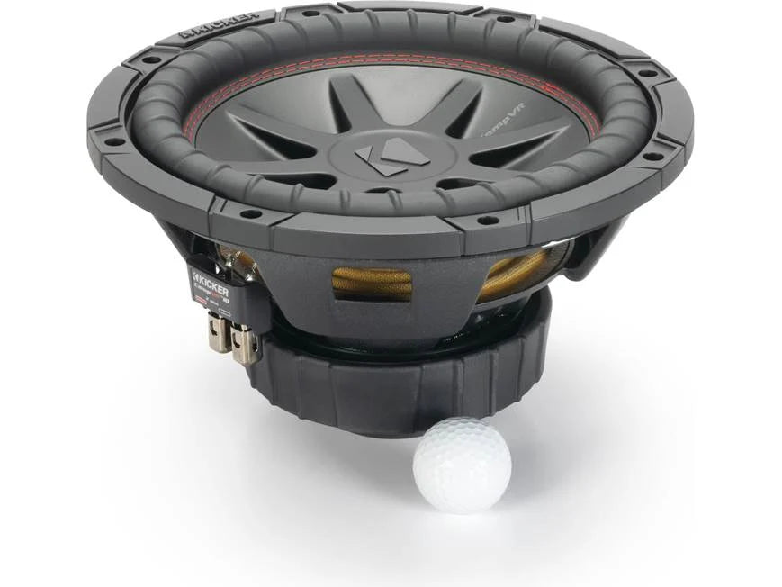 Kicker CompVR 52CVR102 CompVR® 10" subwoofer with dual 2-ohm voice coils
