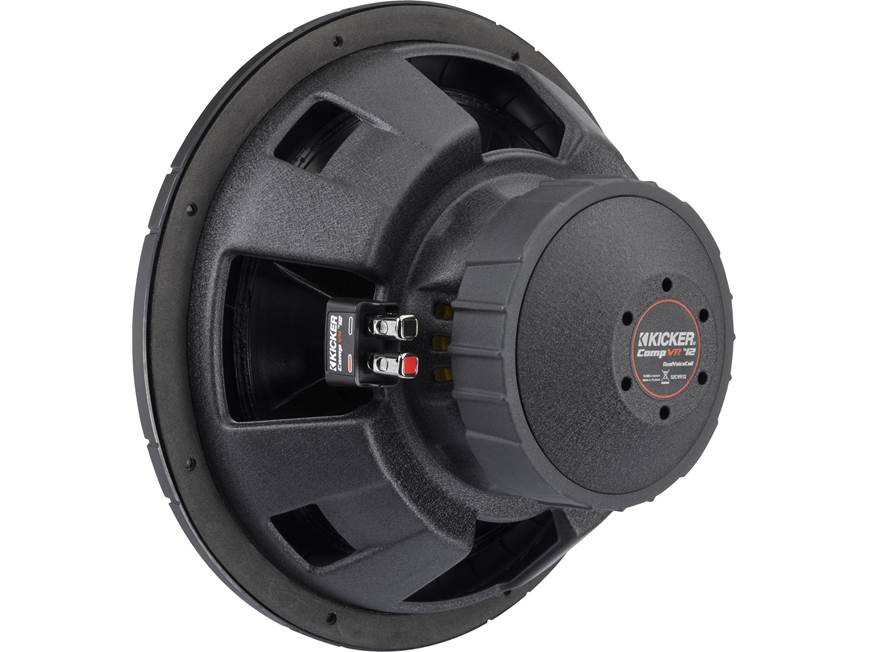 Kicker CompVR 52CVR122 CompVR® 12" subwoofer with dual 2-ohm voice coils