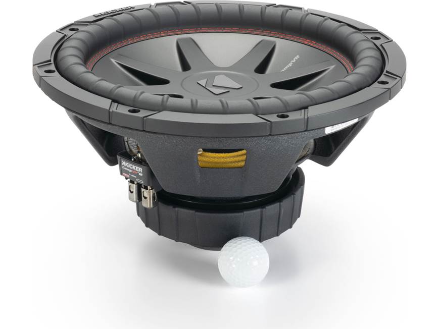 Kicker CompVR 52CVR124 CompVR® 12" subwoofer with dual 4-ohm voice coils