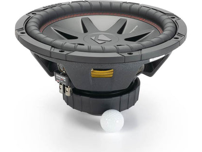 Kicker CompVR 52CVR124 CompVR® 12" subwoofer with dual 4-ohm voice coils