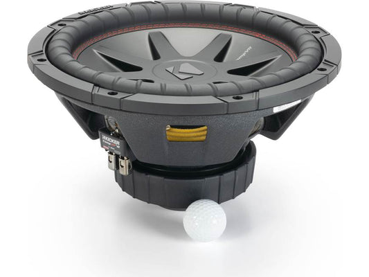 Kicker CompVR 52CVR124 CompVR® 12" subwoofer with dual 4-ohm voice coils