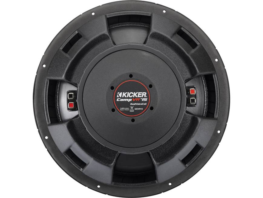 Kicker CompVR 52CVR152 CompVR® 15" subwoofer with dual 2-ohm voice coils