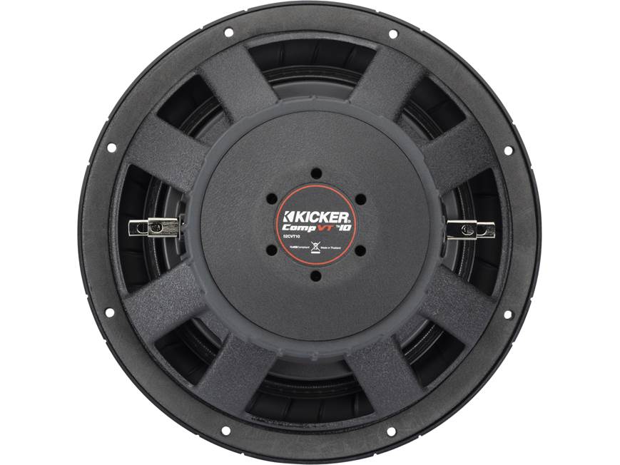 Kicker CompVT 52CVT102 CompVT® 10" 2-ohm slimline subwoofer