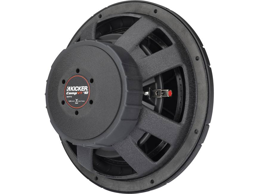 Kicker CompVT 52CVT102 CompVT® 10" 2-ohm slimline subwoofer
