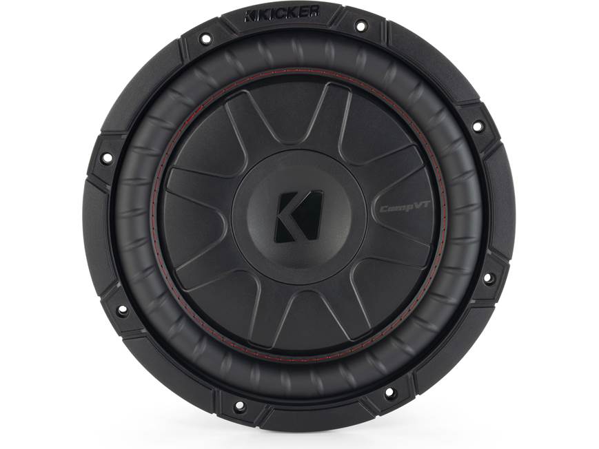 Kicker CompVT 52CVT104 CompVT® 10" 4-ohm slimline subwoofer