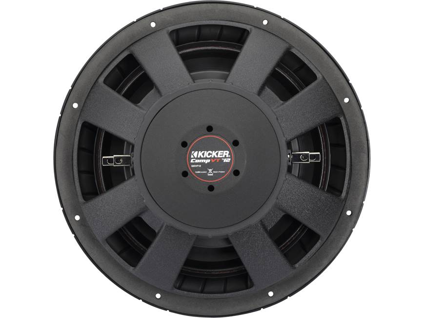 Kicker CompVT 52CVT124 CompVT® 12" 4-ohm slimline component subwoofer