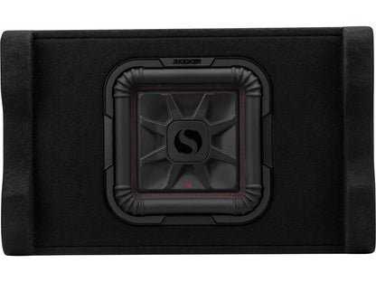 Kicker 53PL7TDF10 Powered subwoofer with 10" L7T square shallow-mount sub and 500-watt amp