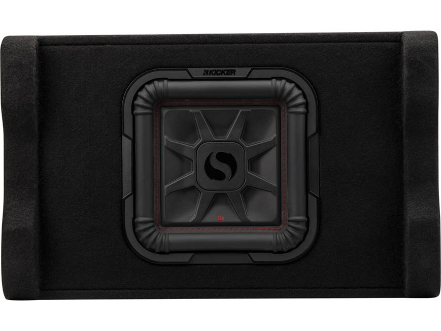 Kicker 53PL7TDF10 Powered subwoofer with 10" L7T square shallow-mount sub and 500-watt amp