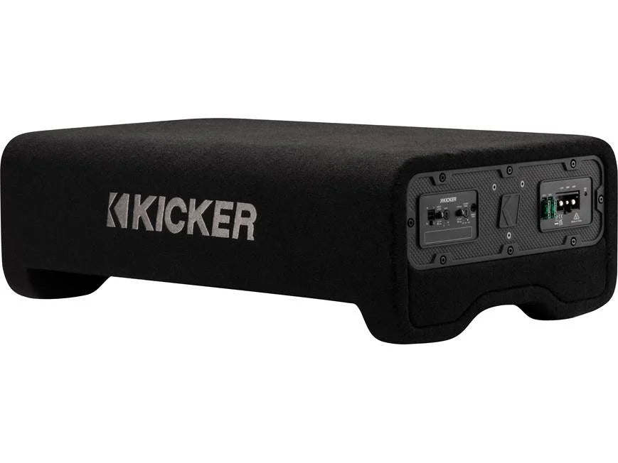 Kicker 53PL7TDF10 Powered subwoofer with 10" L7T square shallow-mount sub and 500-watt amp