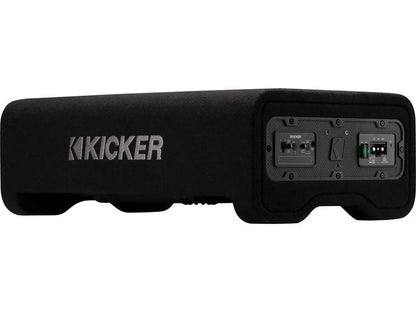 Kicker 53PL7TDF12 Powered subwoofer with 12" L7T square shallow-mount sub and 600-watt amp