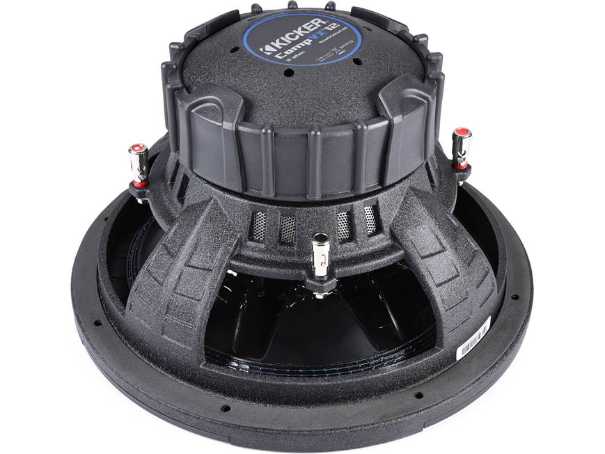 Kicker 50CVX122 CompVX Series 12" subwoofer with dual 2-ohm voice coils
